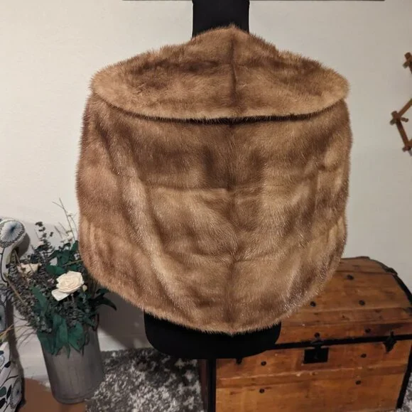 Bruno and Joseph Vintage Fur Stole Mink | Size Medium - Picture 3 of 7